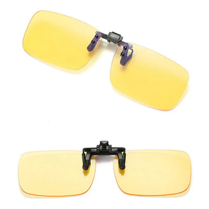 1pcs Clip On Blue Light Filter Blocking Glasses Office Computer Anti Blue Ray Clip On Eyeglasses UV Strain Relief For Women Men
